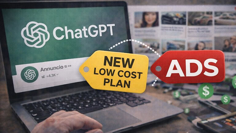 ChatGPT introduce il piano più economico e pubblicità in arrivo