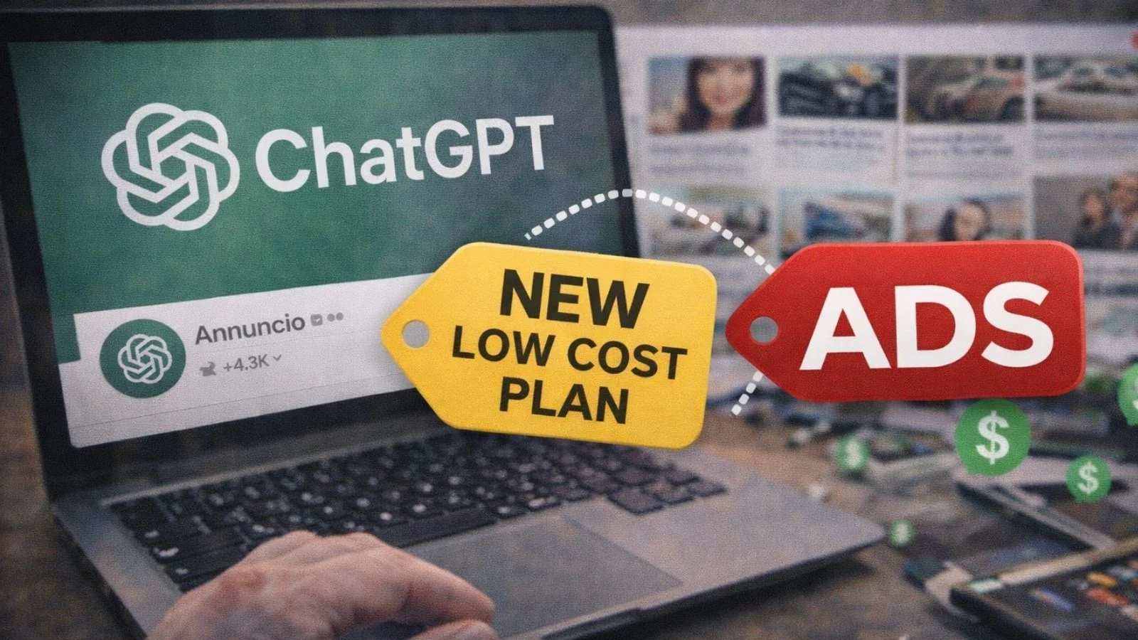 ChatGPT introduce il piano più economico e pubblicità in arrivo