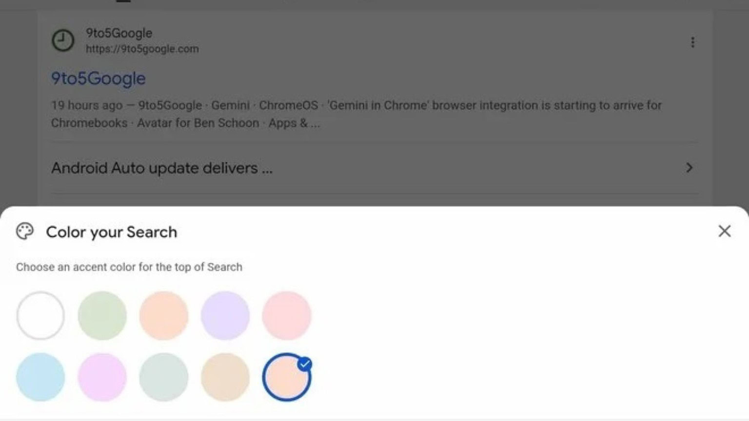Google Ricerca cambia aspetto con nuove opzioni di personalizzazione cromatica