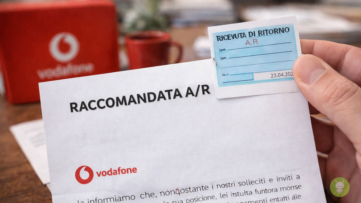 Vodafone: ecco la raccomandata per i clienti morosi, cambiate le procedure