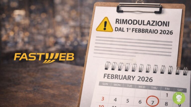 Fastweb: tornano le rimodulazioni sulle offerte fisse dal 1° febbraio 2026
