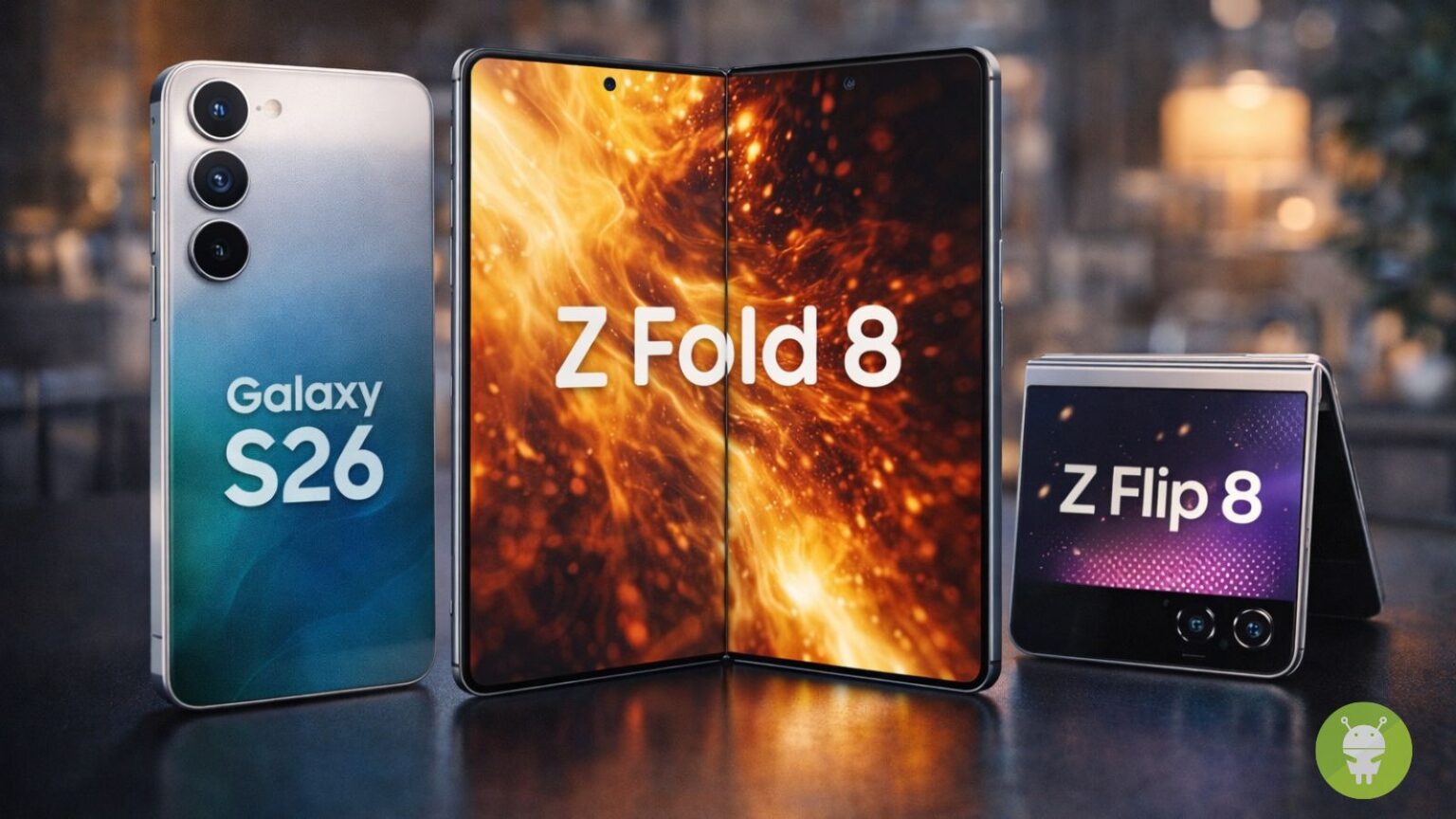 Samsung Galaxy S26, Z Fold 8 e Z Flip 8: primi rumor sui prezzi e strategia più prudente