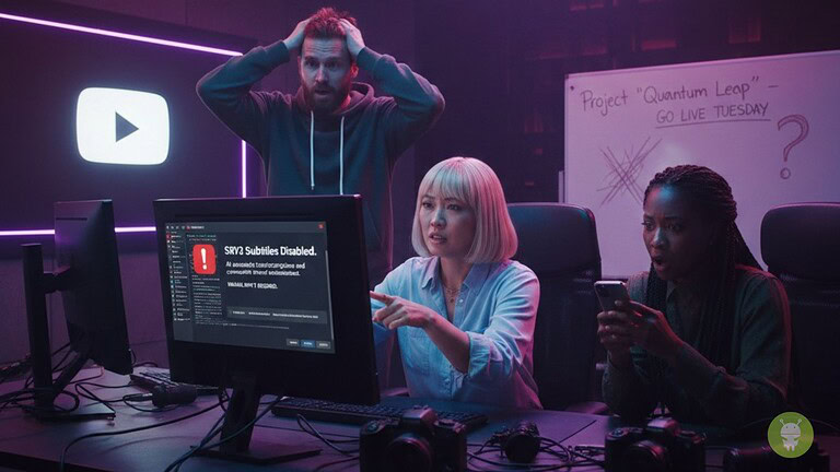 YouTube disattiva i sottotitoli SRV3 senza preavviso: confusione tra i creator
