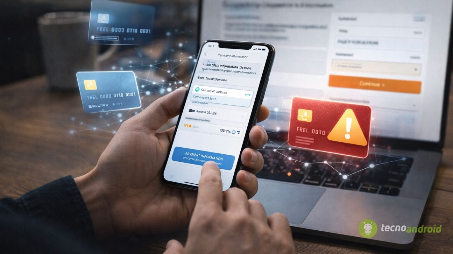 Compilazione automatica dati pagamento: attenzione alle carte di credito