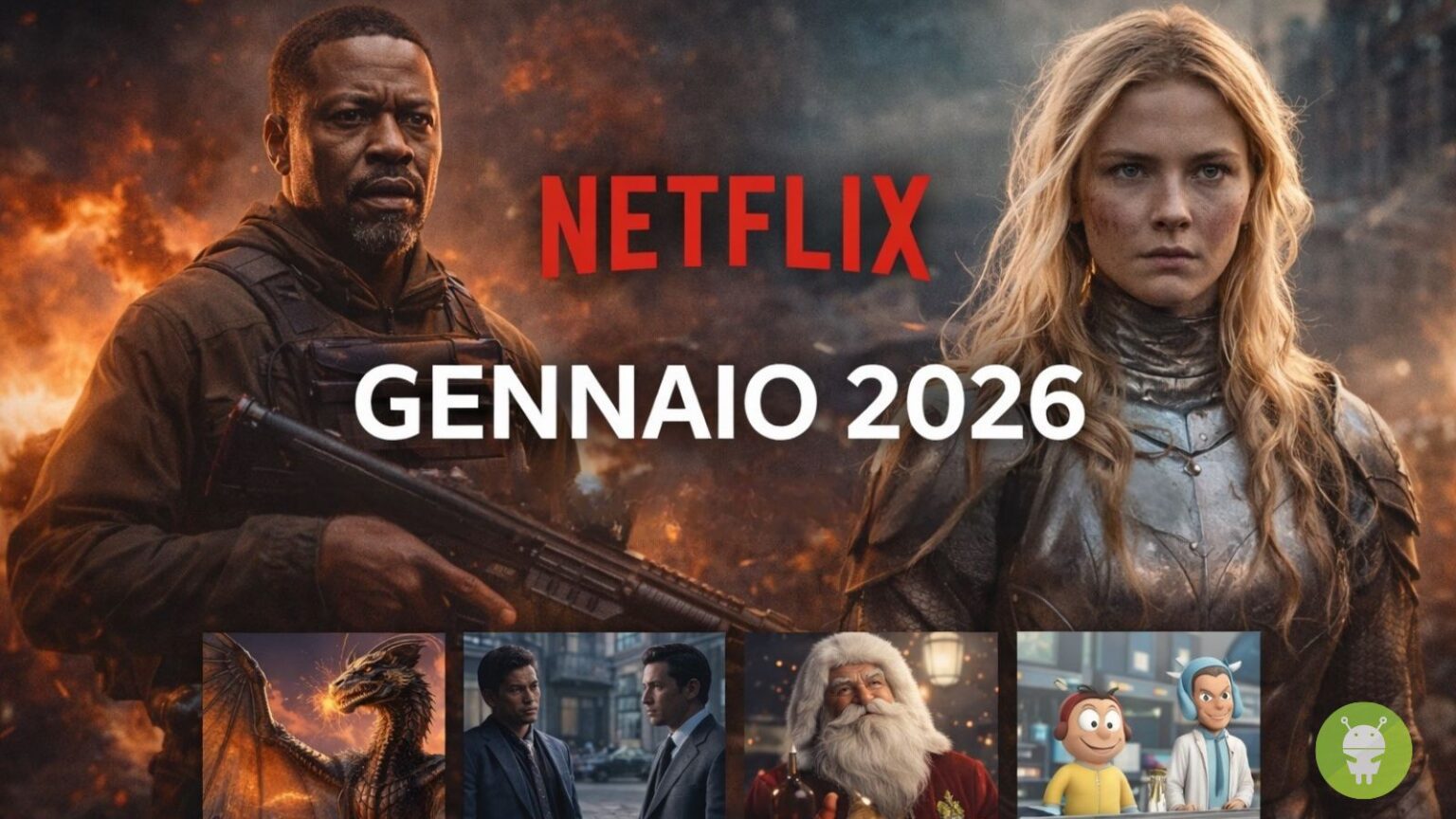 Netflix: gennaio 2026 tra film e nuove serie, i titoli in arrivo