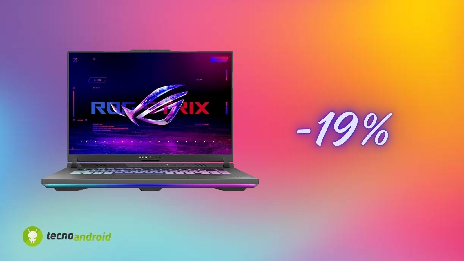 ASUS ROG Strix G16 oggi a prezzo shock su Amazon