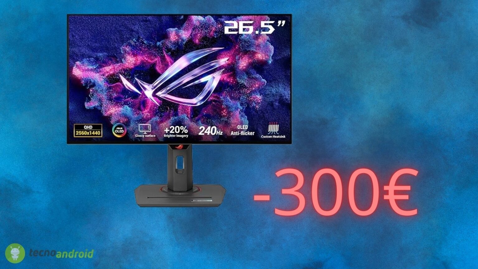 Asus: il monitor da gaming è con il 40% di sconto su AMAZON