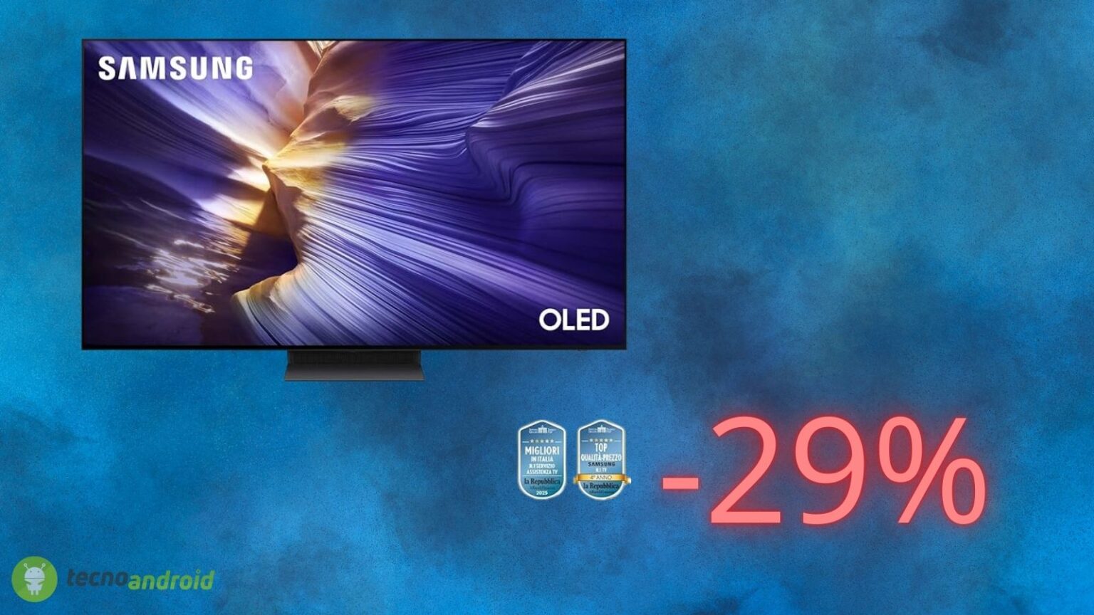 Amazon SHOCK con lo sconto sulla smart TV OLED di Samsung