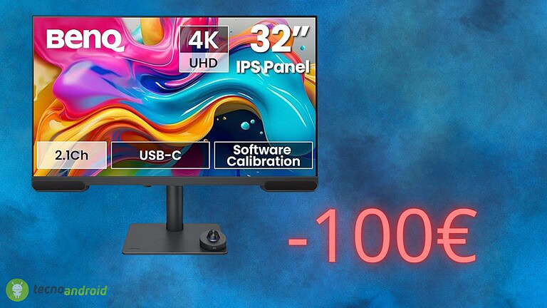 Amazon, regalo di gennaio 2026: sconto pazzesco sul monitor BenQ