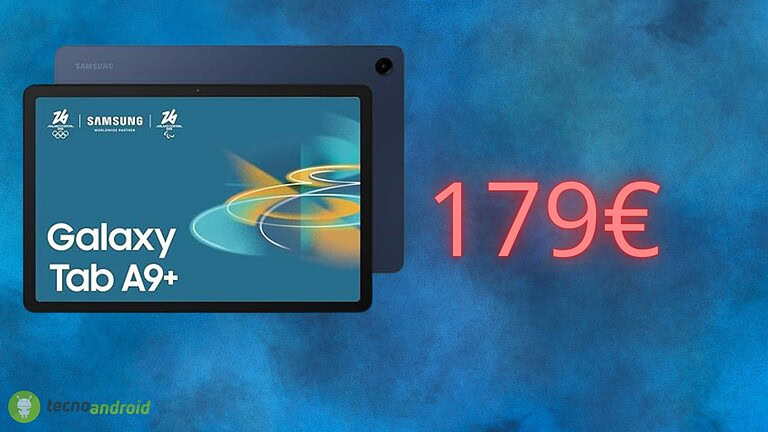 Samsung Galaxy Tab A9+: occasione IRRIPETIBILE oggi su Amazon