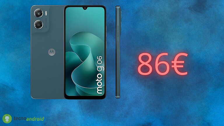 Motorola Moto G06: su AMAZON è vostro a soli 86 euro
