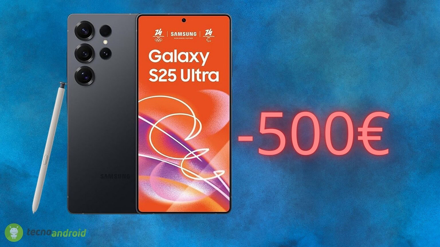Amazon SHOCK con lo sconto di 500 euro sul Samsung Galaxy S25 Ultra