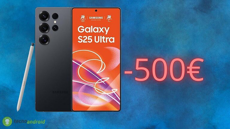 Amazon SHOCK con lo sconto di 500 euro sul Samsung Galaxy S25 Ultra