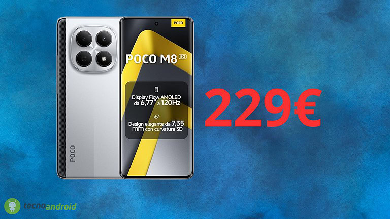 POCO M8 è quasi REGALATO con questo sconto Amazon