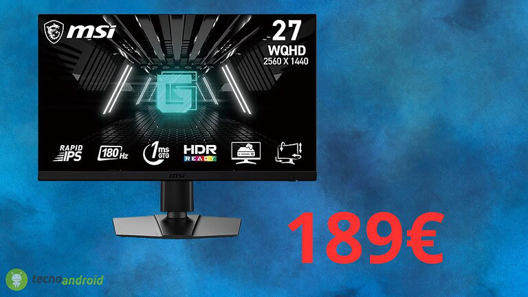 Amazon abbatte il prezzo del monitor MSI: ora costa solo 189 euro