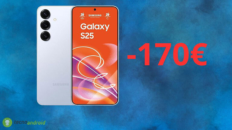 Amazon: promo imperdibile sul Samsung Galaxy S25
