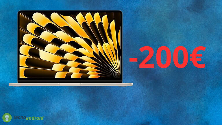 Apple MacBook Air con M4 in OFFERTA di 200 euro su Amazon