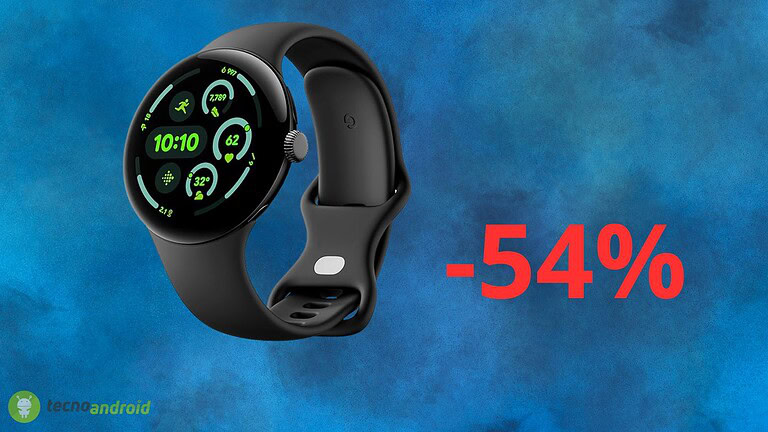 Amazon è impazzita: sconto del 54% oggi su Google Pixel Watch 3