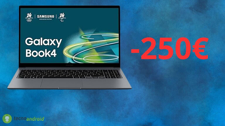 Amazon impazzisce con lo sconto di oggi sul Samsung Galaxy Book4