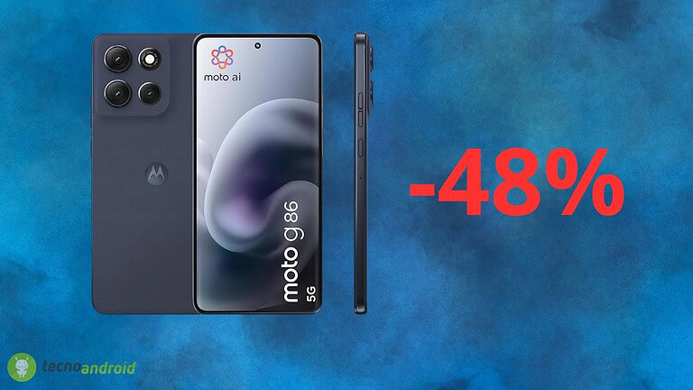 Motorola Moto G86: il prezzo è GIUSTO su Amazon con lo sconto del 48%