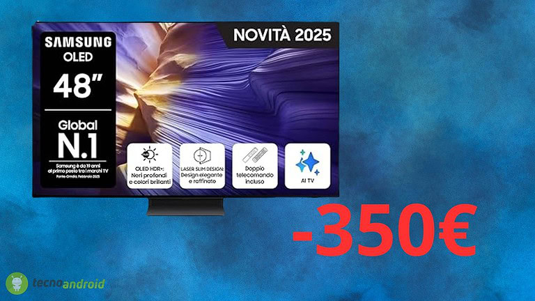 Amazon, che sconto pazzo di 350 euro sulla smart TV Samsung