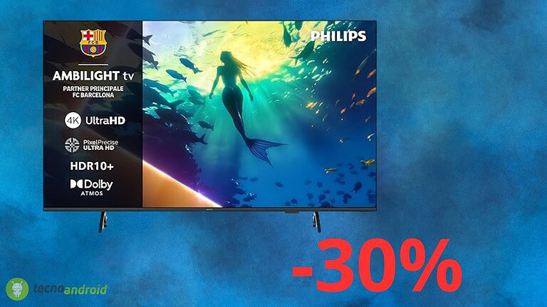 Amazon, che SCONTO oggi sulla smart TV di Philips