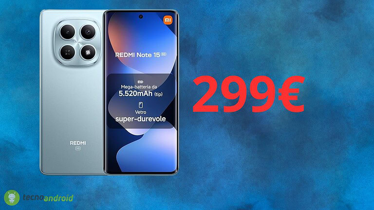 Amazon SHOCK con lo sconto sul Redmi Note 15 valido solo oggi