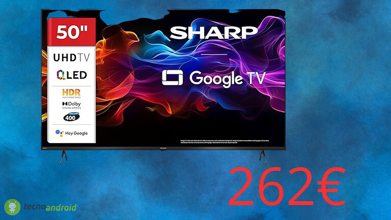 Amazon: la smart TV Sharp ha il prezzo CROLLATO solo oggi