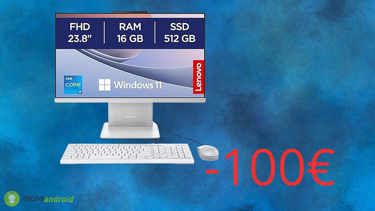 Lenovo: il PC desktop all-in-one con sconto pazzesco su Amazon