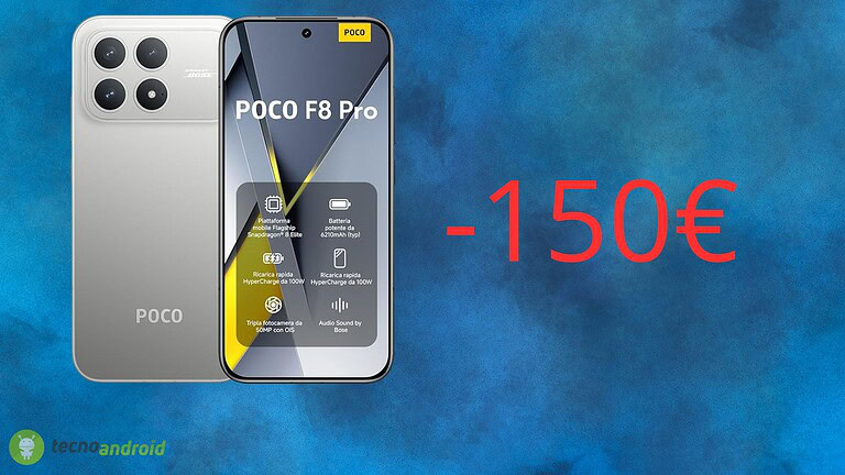Amazon IMPAZZISCE con lo sconto sul POCO F8 Pro