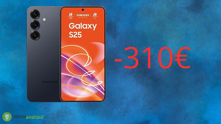 Amazon FUORITUTTO: il Samsung Galaxy S25 è vostro con 310 euro di sconto