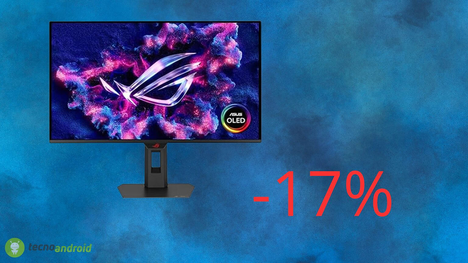 Amazon: il prezzo crolla per il monitor OLED Asus Rog Strix