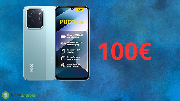 Poco C85 è quasi REGALATO su Amazon: il prezzo è di 100 euro