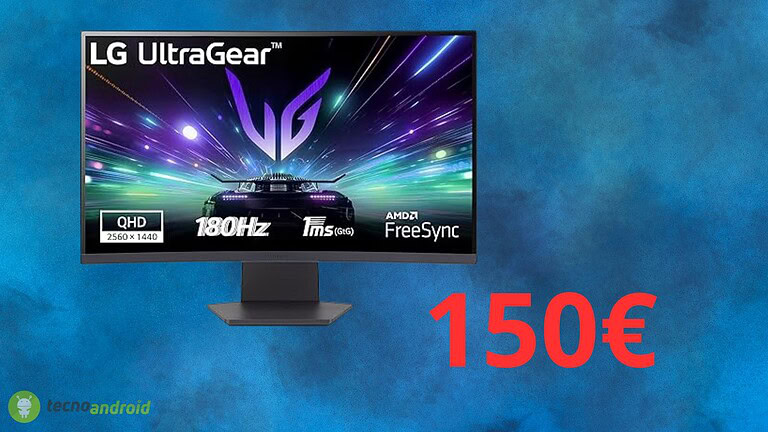Amazon: il prezzo del monitor LG UltraGear crolla del 35%