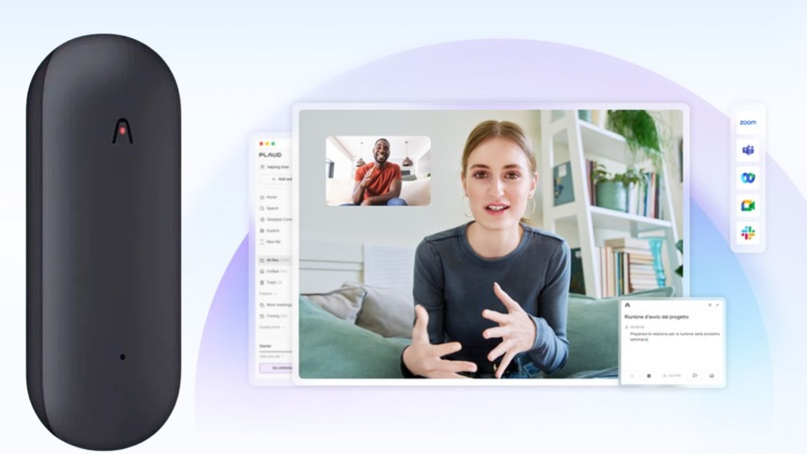 Plaud porta l’AI negli appunti quotidiani con NotePin S e Desktop