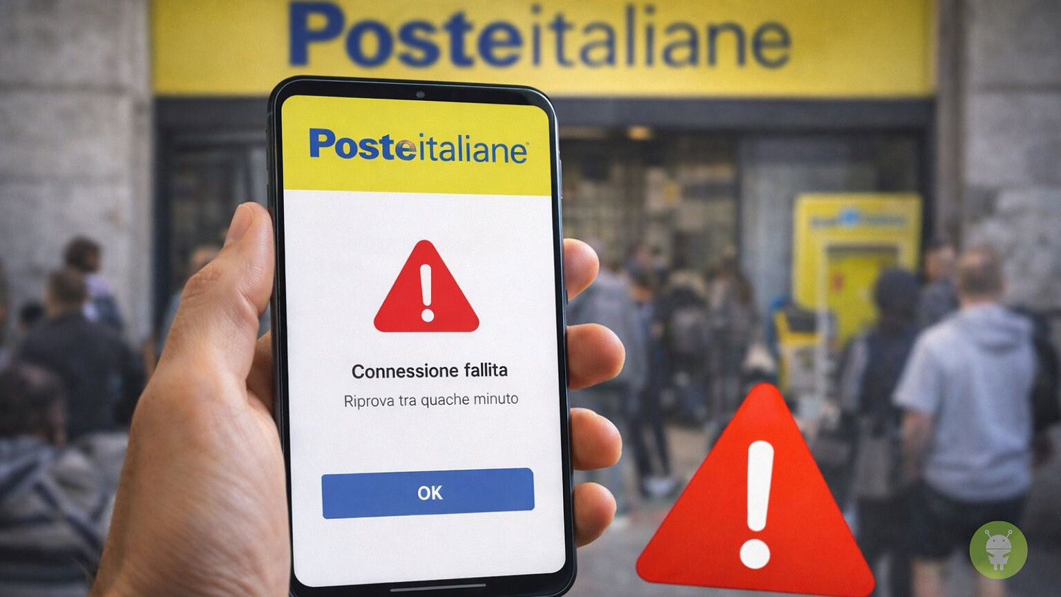 Poste Italiane down, l’app smette di funzionare in tutta Italia