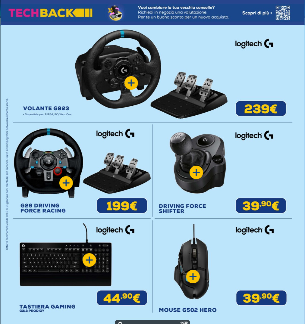 Screenshot euronics supersaldi volantino