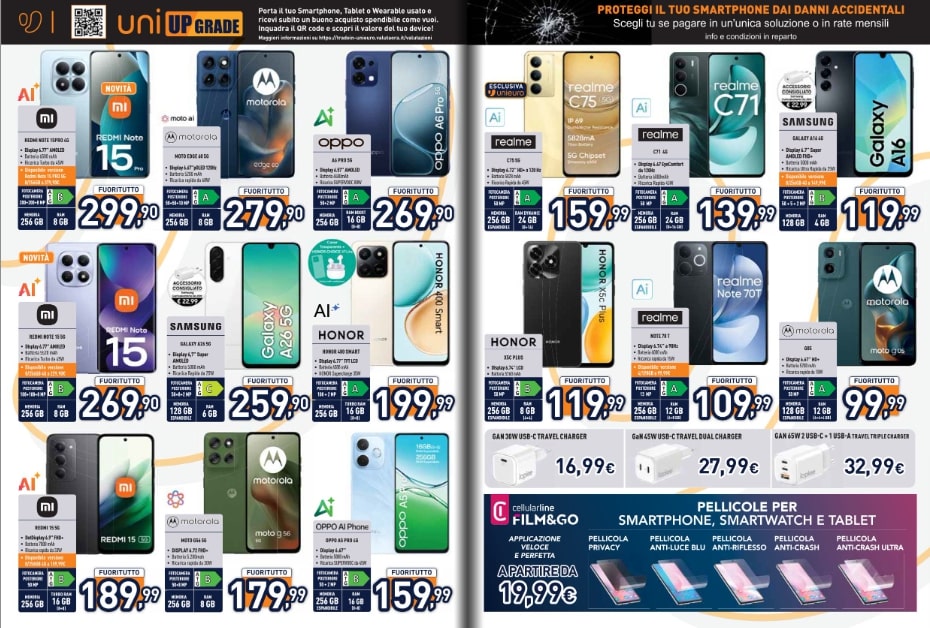 Screenshot volantino unieuro