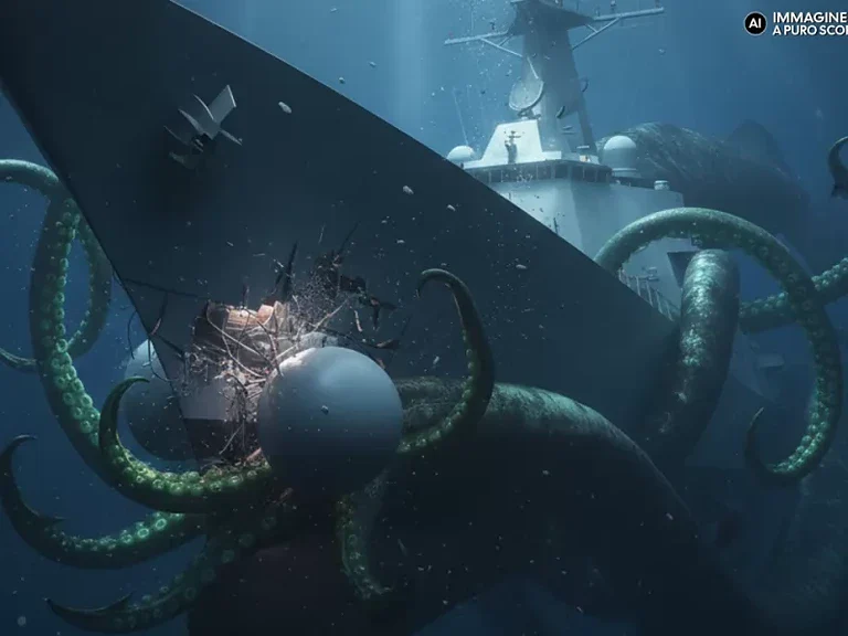 Quando la USS Stein sfido il calamaro colossale il mistero degli abissi del