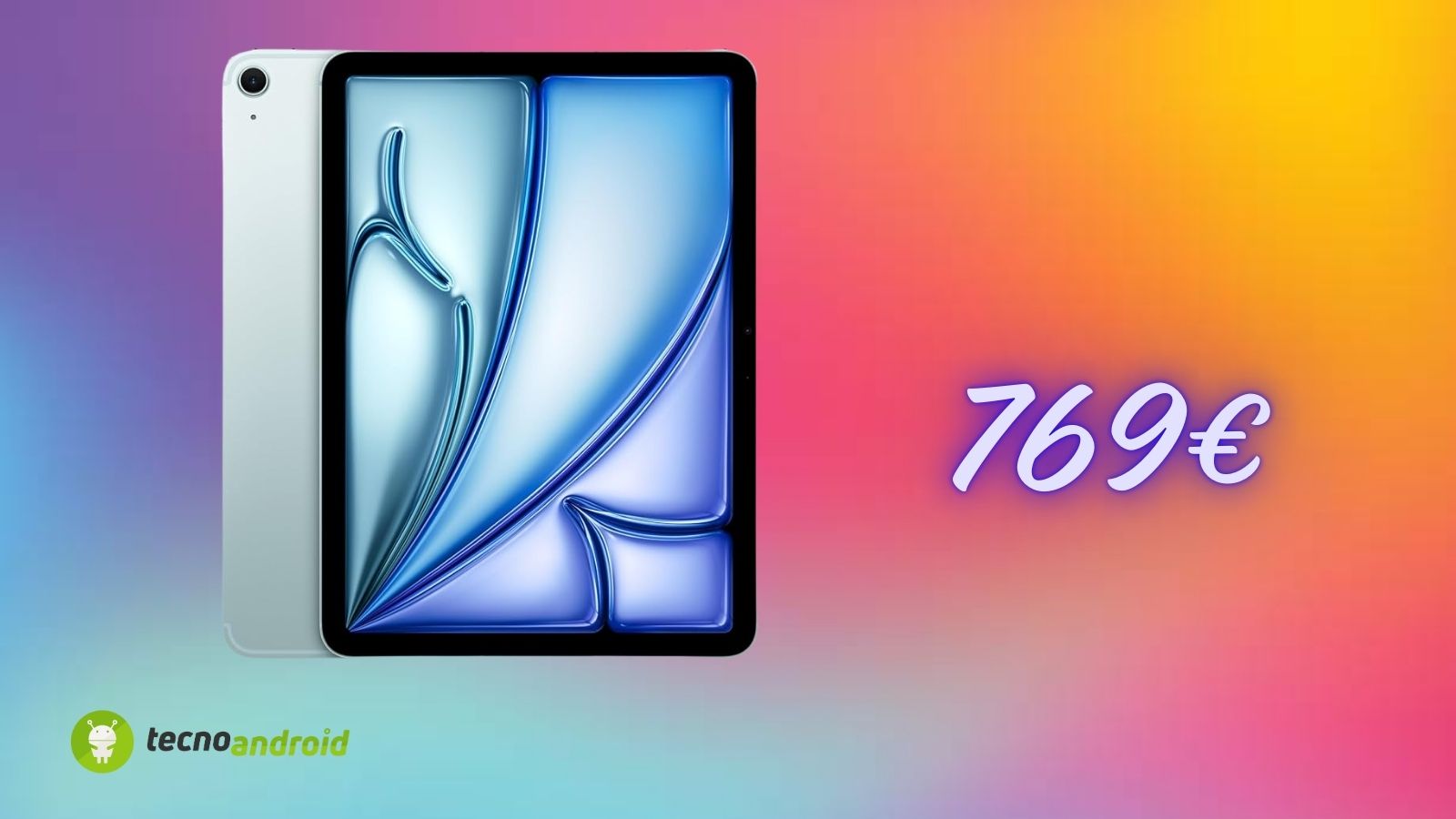 Apple iPad Air da 11″ a prezzo folle: Amazon lo sconta dell’8%