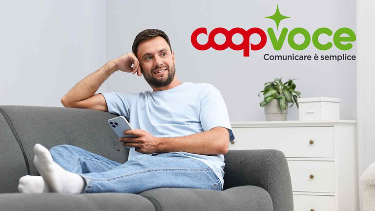 CoopVoce EVO 30 offre 30 Giga, minuti illimitati e eSIM a 4,90€/mese, senza vincoli, costi nascosti o sorprese all’estero.