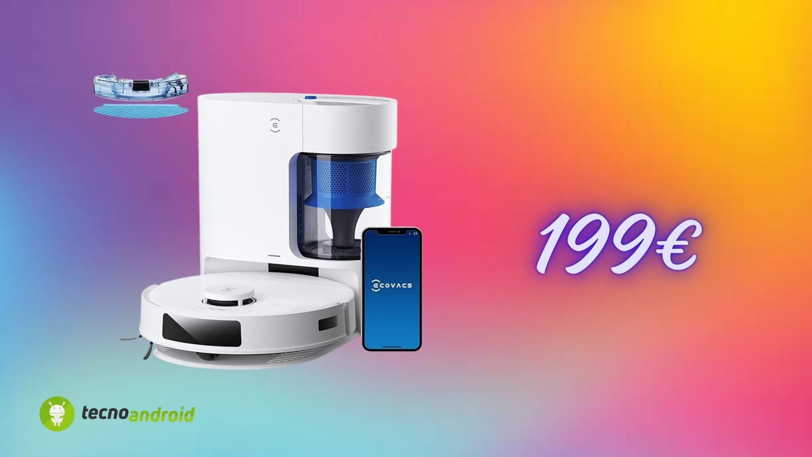 ECOVACS DEEBOT N20 Plus con un prezzo bomba di 199€ su Amazon