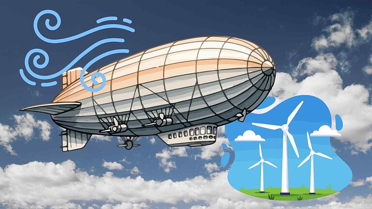 La Cina testa S2000, un dirigibile eolico che produce energia a 2.000 metri, puntando a 3 MW senza turbine ancorate a terra