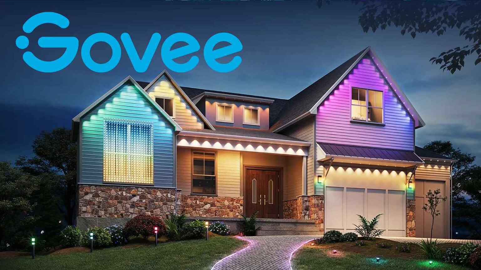 Govee annuncia le nuove Outdoor Filament String Lights: lampadine smart solari, IP67 e filamento multicolore per esterni.