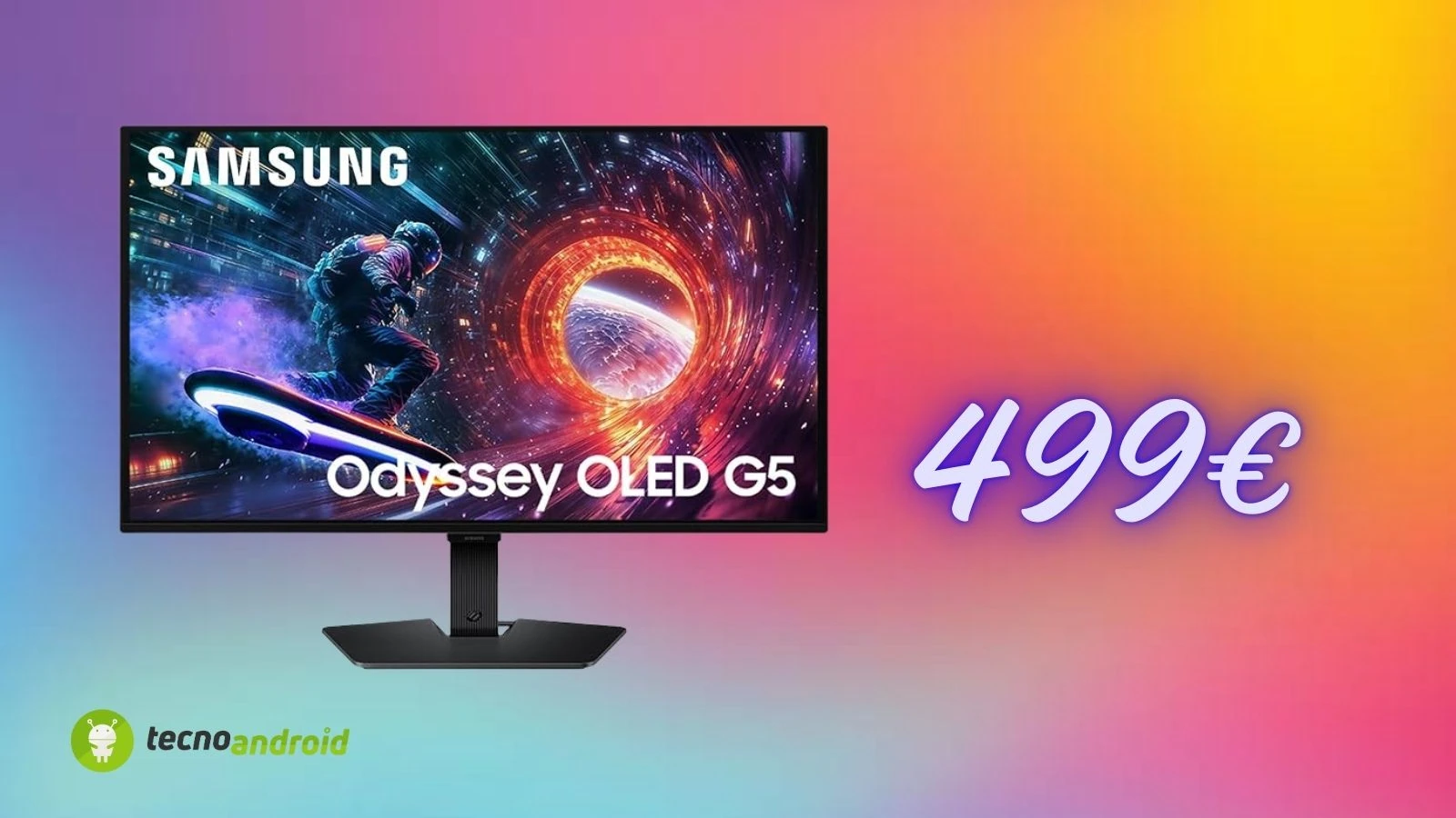 Samsung Monitor Gaming Odyssey OLED da non perdere: oggi su Amazon a soli 499 euro