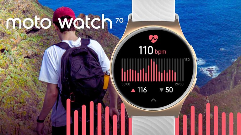 Il nuovo Moto Watch, in collaborazione con Polar, monitora benessere, sonno e attività quotidiana con dati semplici e chiari.
