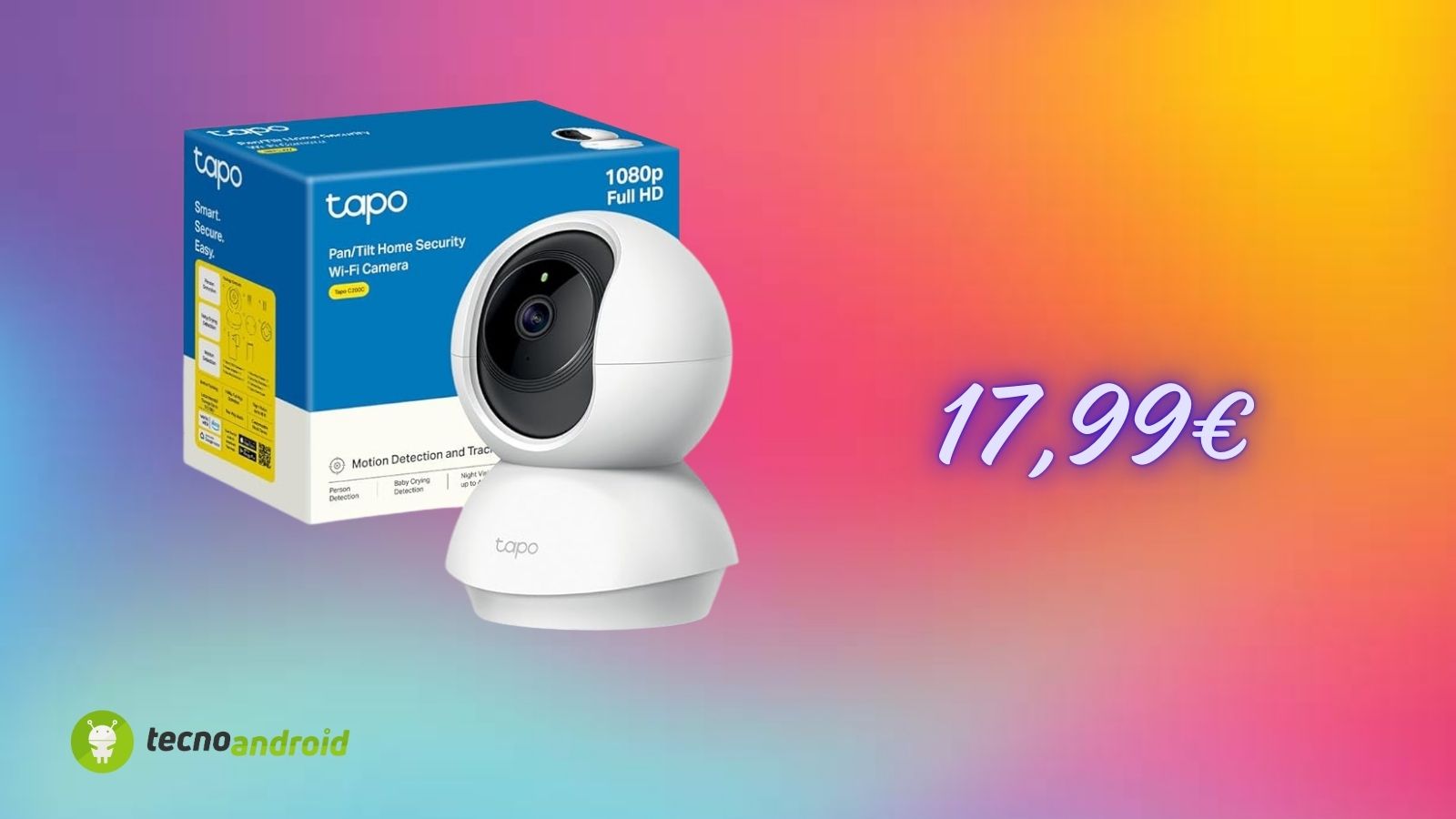 Tapo C200C: la telecamera Wi-Fi da interno oggi a un prezzo assurdo su Amazon