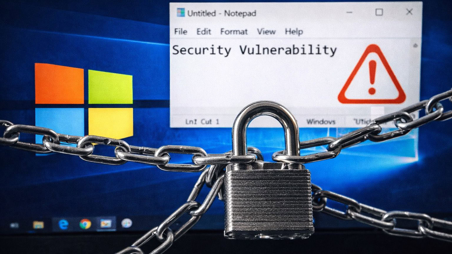 Windows, Blocco Note e la falla che mette a rischio tutti