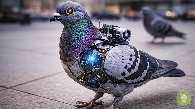 Piccioni telecomandati con chip e microcamera: la nuova incredibile invenzione
