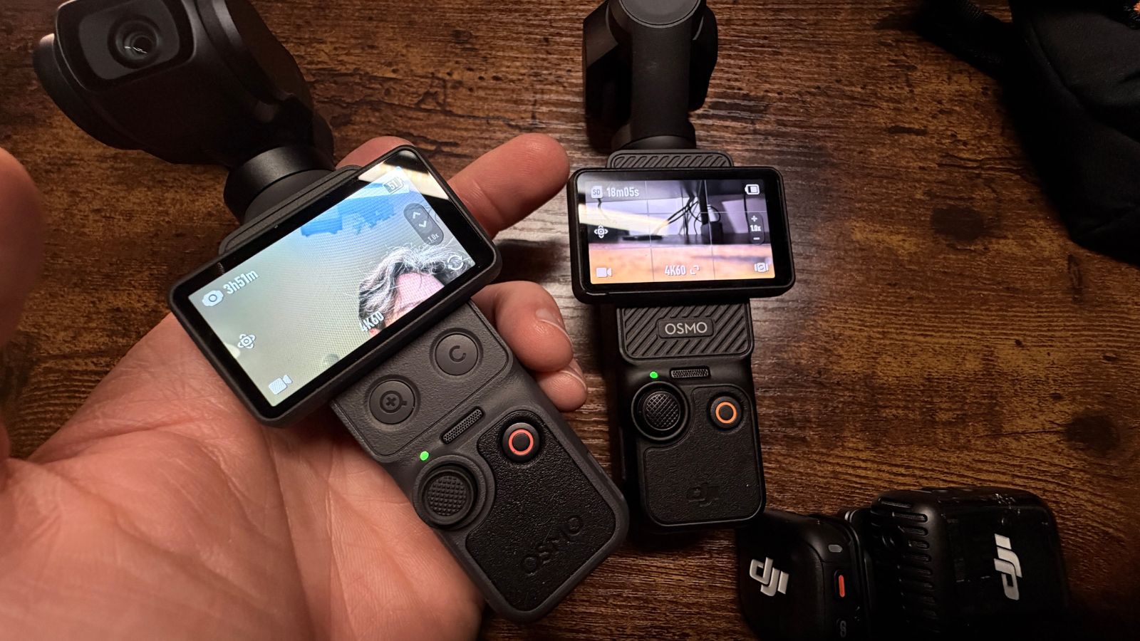 DJI Osmo Pocket 4 vs 3 DJI Osmo Pocket 4 vs 3